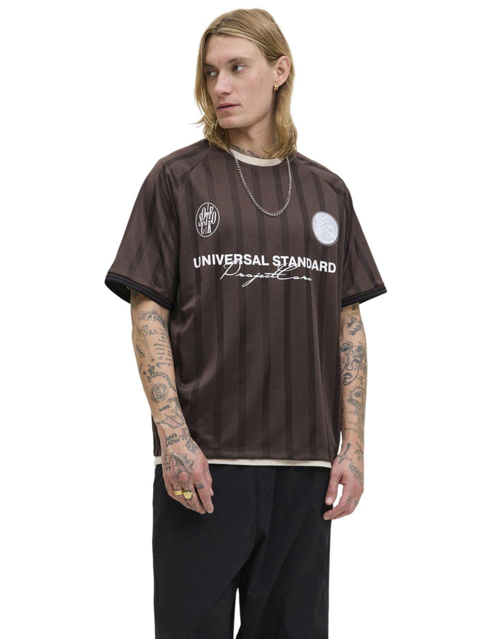 Jack & Jones Herren Rundhals T-Shirt JCOCOVER RETRO FOOTBALL - Relaxed Fit