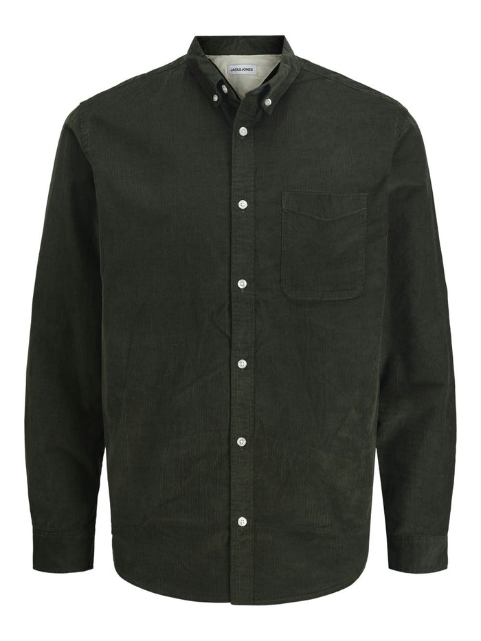 Jack & Jones Herren Freizeit Hemd JJECLASSIC CORD SHIRT Regular Fit
