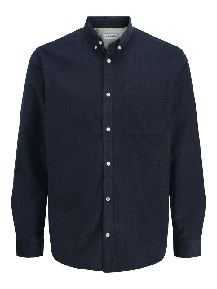 Jack & Jones Herren Freizeit Hemd JJECLASSIC CORD SHIRT Regular Fit