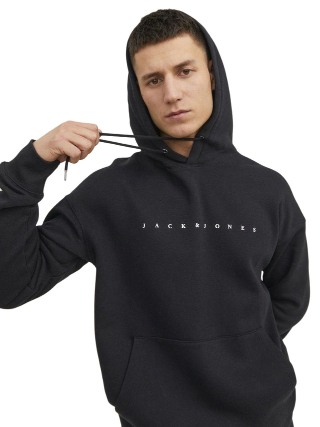 Jack & Jones Herren Hoodie Kapuzenpullover JJESTAR JJ SWEAT HOOD - Relaxed Fit
