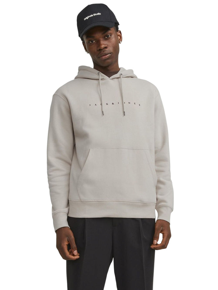 Jack & Jones Herren Hoodie Kapuzenpullover JJESTAR JJ SWEAT HOOD - Relaxed Fit
