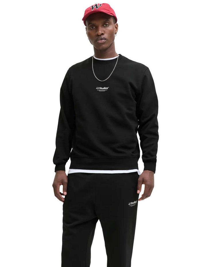 Jack & Jones Herren Sweatshirt JJESOHO SWEAT CREW NECK - Relaxed Fit