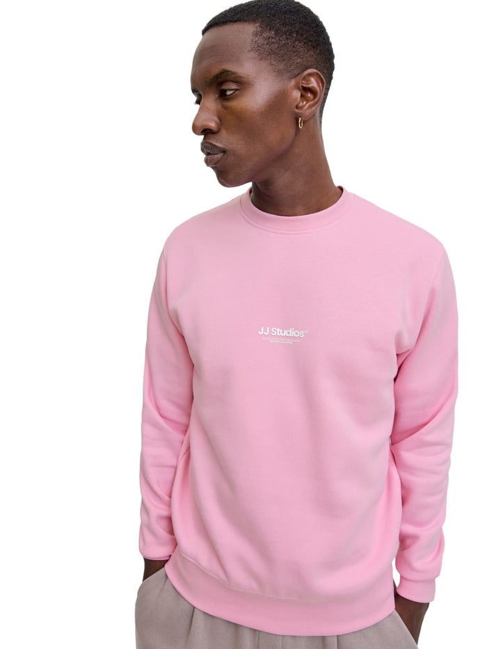 Jack & Jones Herren Sweatshirt JJESOHO SWEAT CREW NECK - Relaxed Fit