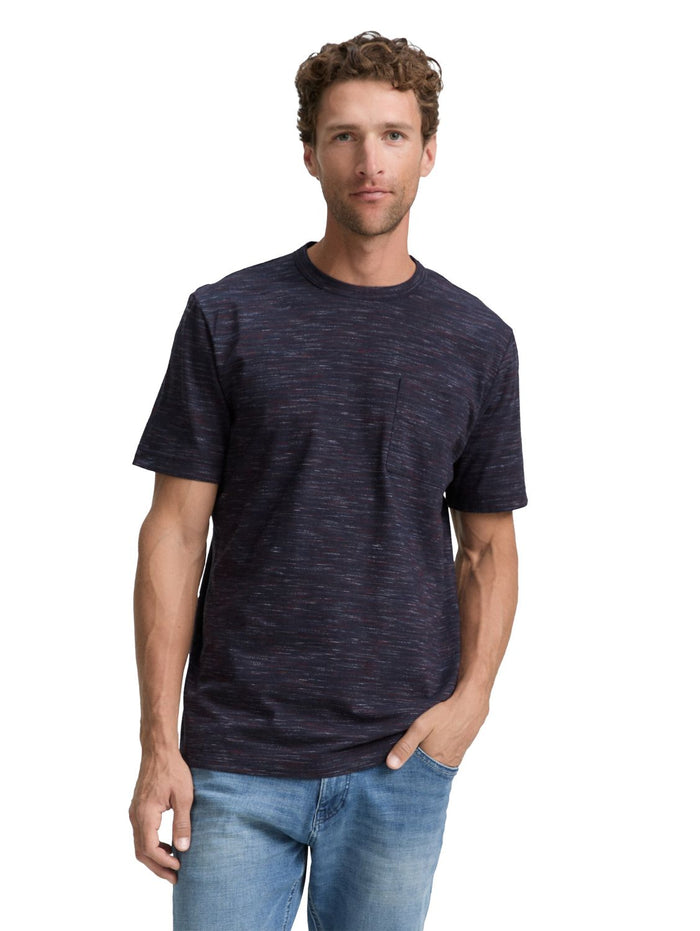 Tom Tailor Herren T-Shirt "MULTICOLORED" - Regular Fit