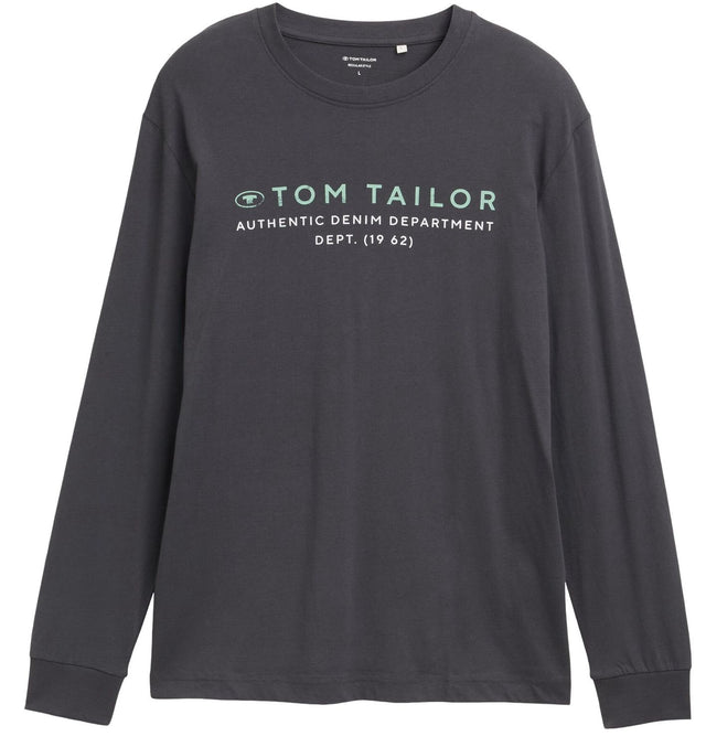 Tom Tailor Herren Langarmshirt PRINTED LONGSLEEVE - Regular Fit