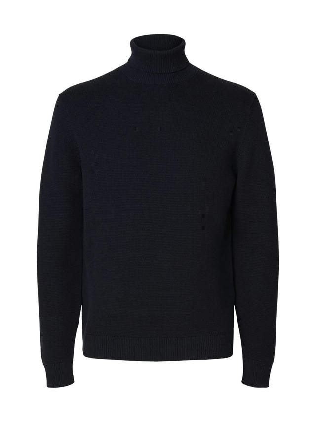 Selected Herren Rollkragen Pullover SLHDANE LS KNIT STRUCTURE ROLL NECK - Regular Fit
