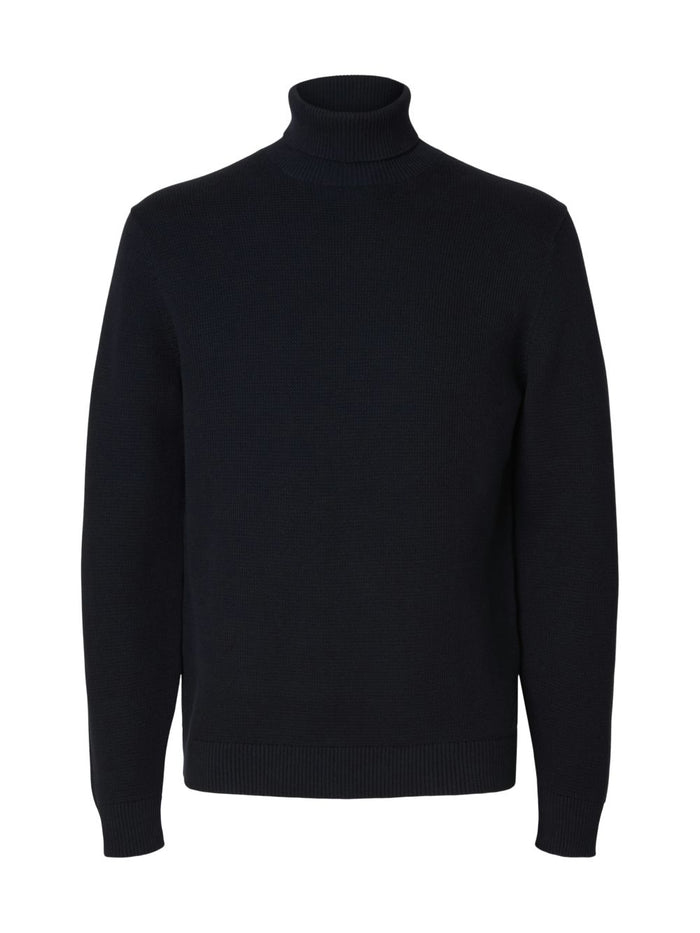 Selected Herren Rollkragen Pullover SLHDANE LS KNIT STRUCTURE ROLL NECK - Regular Fit