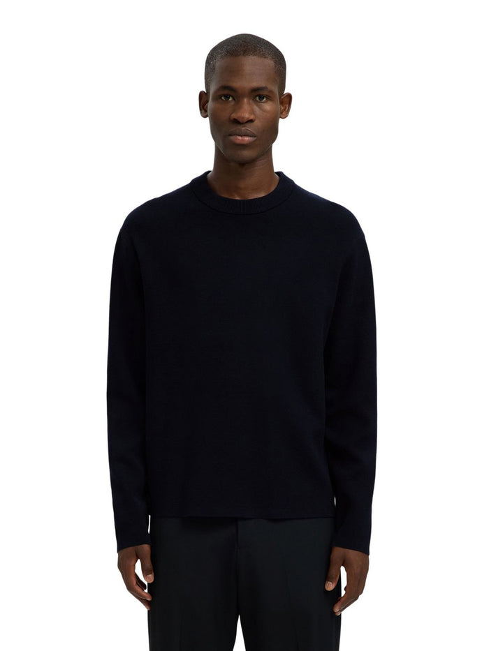 Selected Herren Rundhals Pullover SLHTELLER FN RELAXED CREW NECK - Relaxed Fit
