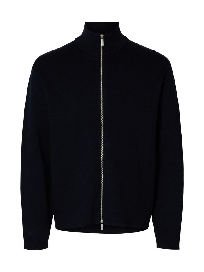 Selected Herren Strickjacke SLHTELLER FN RELAXED ZIP CARDIGAN - Relaxed Fit