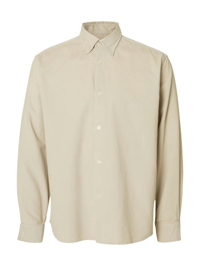 Selected Homme Herren Freizeithemd SLHREGDANNI CORD BD LS SHIRT - Regular Fit