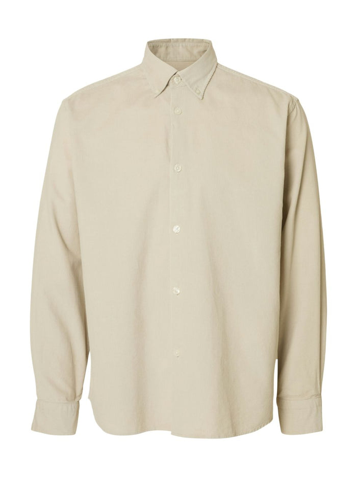 Selected Homme Herren Freizeithemd SLHREGDANNI CORD BD LS SHIRT - Regular Fit