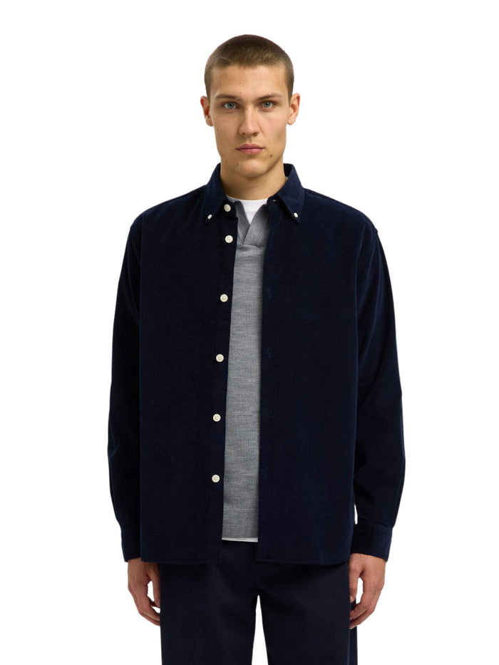 Selected Homme Herren Freizeithemd SLHREGDANNI CORD BD LS SHIRT - Regular Fit