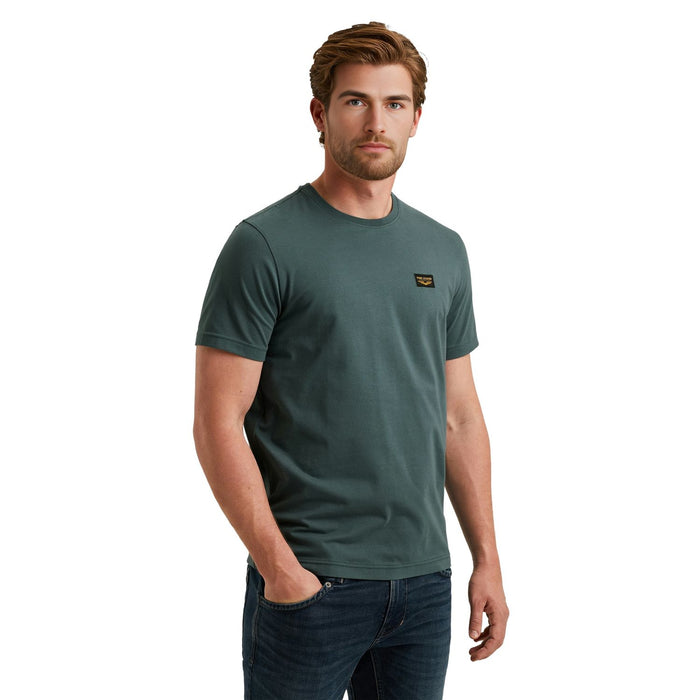 PME Legend Herren Rundhals T-Shirt  SHORT SLEEVE R-NECK AMERICAN CLASSIC - Regular Fit