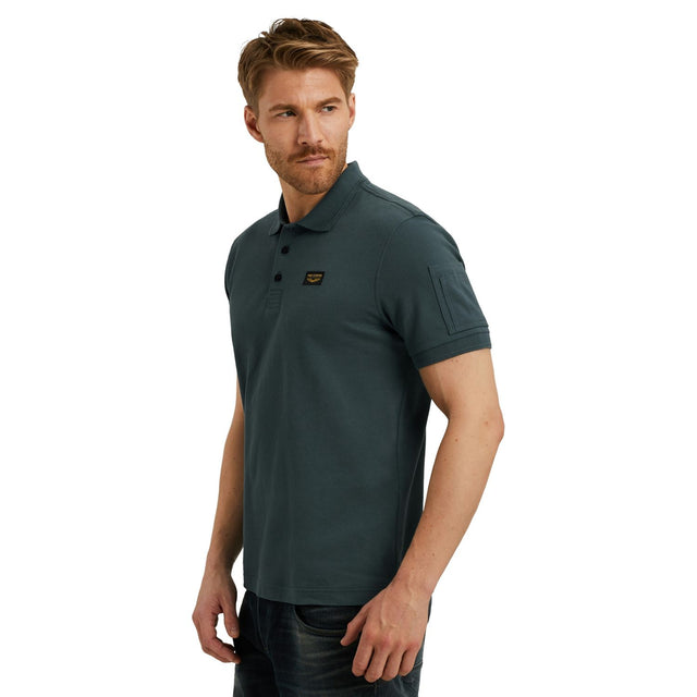 PME Legend Herren Poloshirt SHORT SLEEVE POLO AMERICAN CLASSIC - Regular Fit