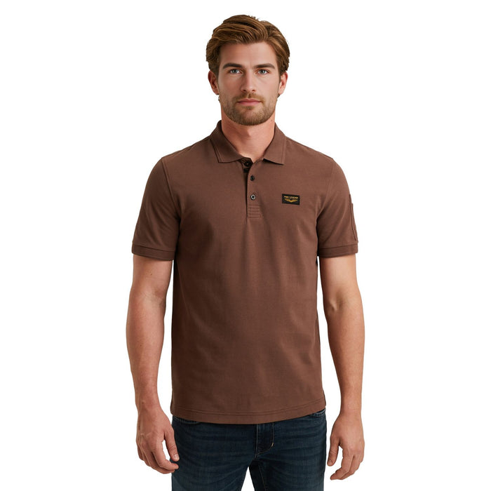 PME Legend Herren Poloshirt SHORT SLEEVE POLO AMERICAN CLASSIC - Regular Fit