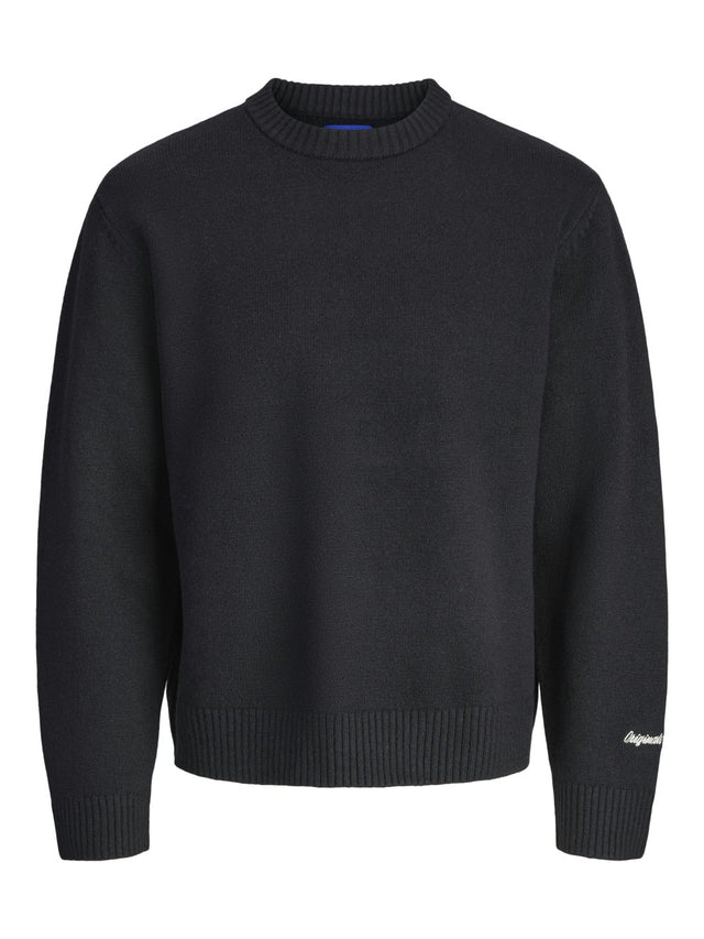 Jack & Jones Herren Rundhals Strickpullover JORNORREBRO KNIT CREW NECK - Relaxed Fit