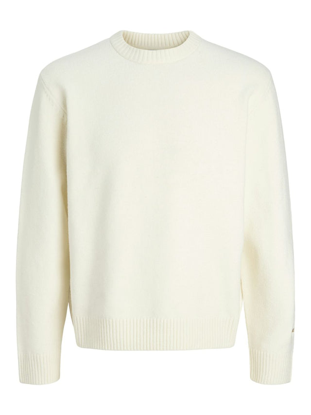 Jack & Jones Herren Rundhals Strickpullover JORNORREBRO KNIT CREW NECK - Relaxed Fit