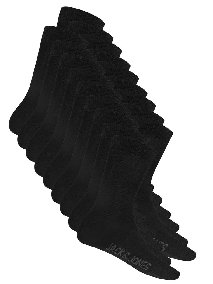 Jack & Jones Regular Classic Socken Herren Schwarz One Size JACJENS SOCKS 12er/18er Pack