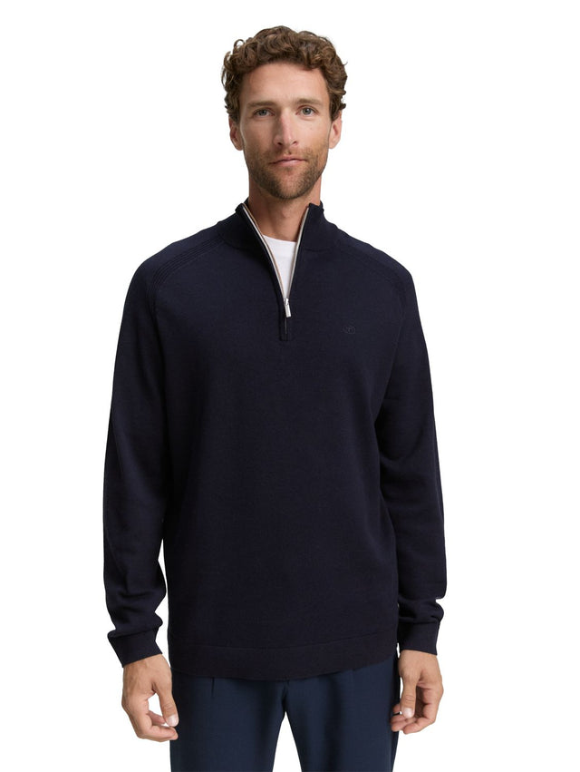 Tom Tailor Herren Strickpullover BASIC KNIT TROYER - Regular Fit