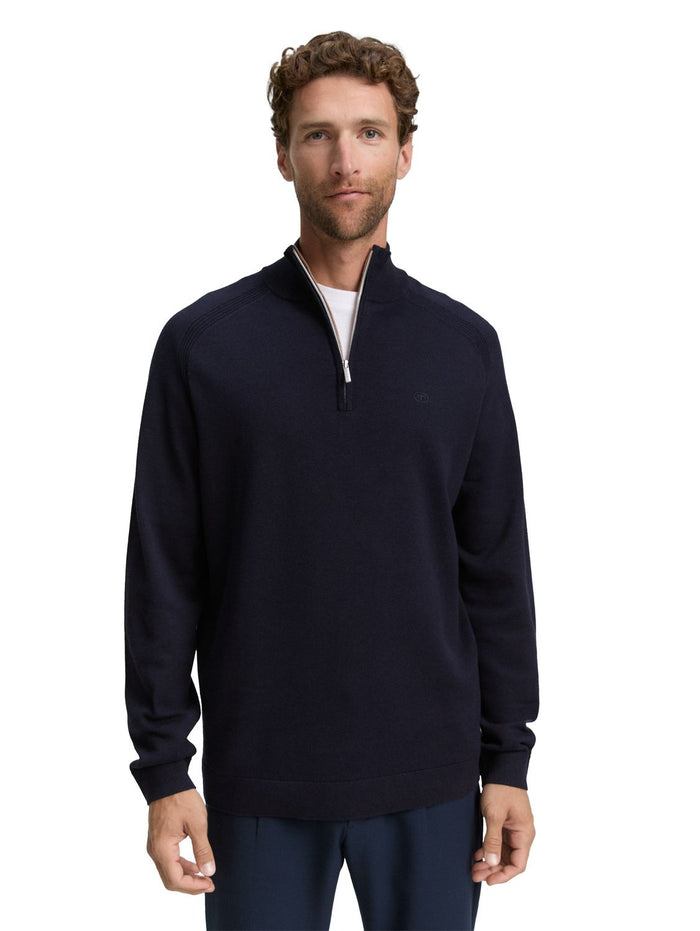 Tom Tailor Herren Strickpullover BASIC KNIT TROYER - Regular Fit