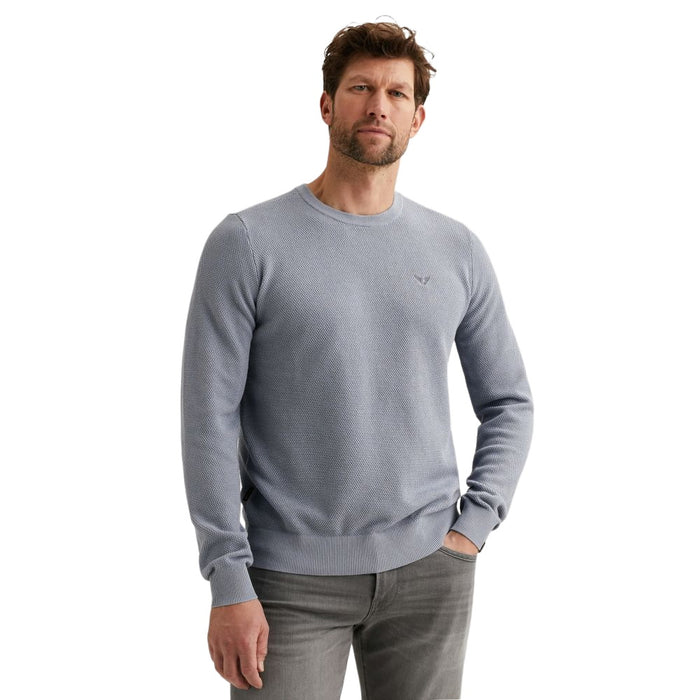 PME Legend Herren Rundhals Pullover R-NECK COTTON MODAL - Regular Fit