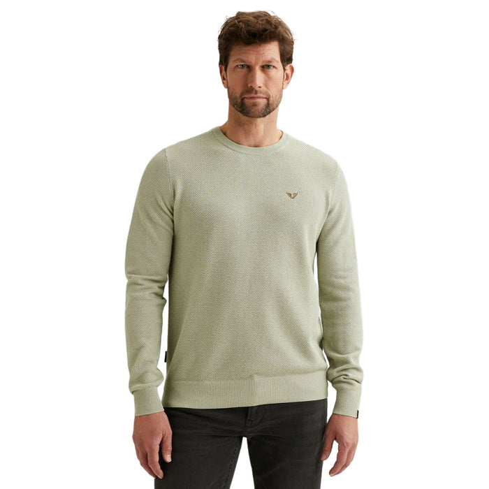 PME Legend Herren Rundhals Pullover R-NECK COTTON MODAL - Regular Fit