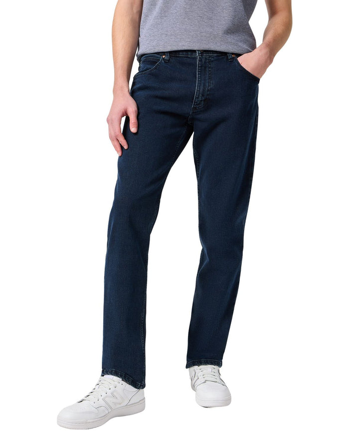 Wrangler Herren Jeans REGULAR -  Mid Waist - Regular Fit - Blau Schwarz