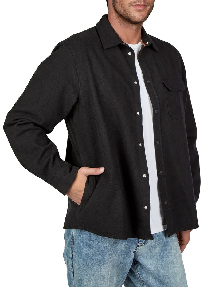riverso Overshirt Herren langarm Hemd Regular Fit RIVVincent