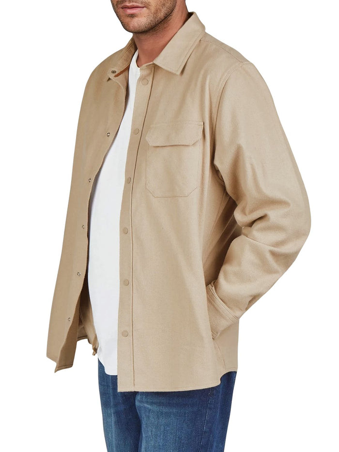 riverso Overshirt Herren langarm Hemd Regular Fit RIVVincent