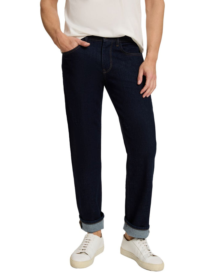 Cross Jeans Herren Jeans ANTONIO - Mid Waist Relaxed Fit - Blau