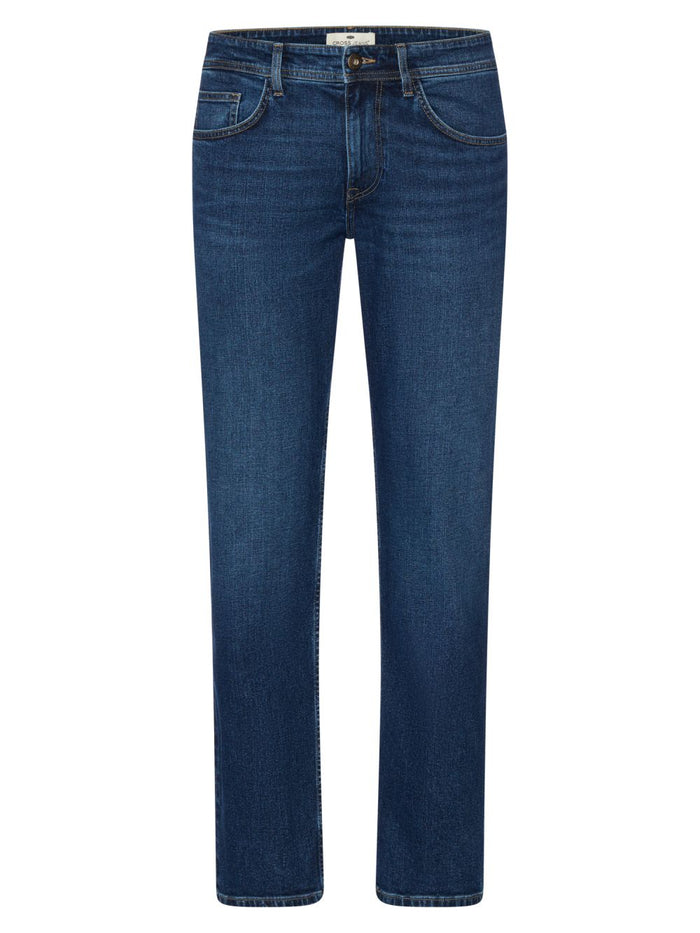 Cross Jeans Herren Jeans ANTONIO - Mid Waist Relaxed Fit - Blau