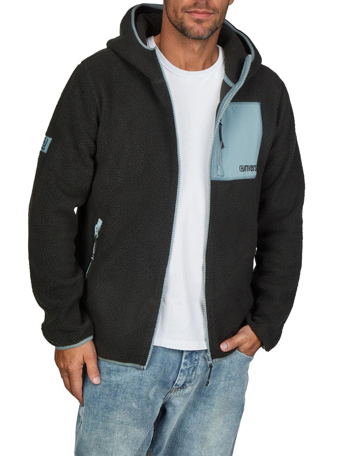 riverso Fleecejacke Herren mit Kapuze Regular Fit RIVLennox