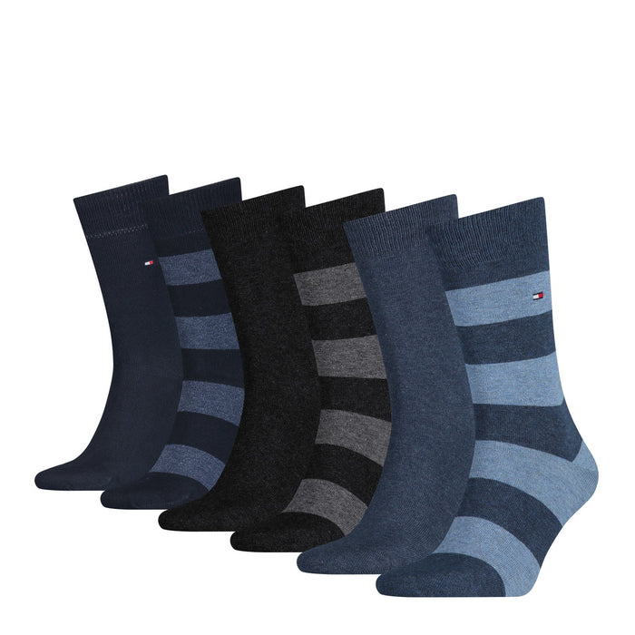 Tommy Hilfiger Herren Socken RUGBY SOCK ECOM 6er Pack