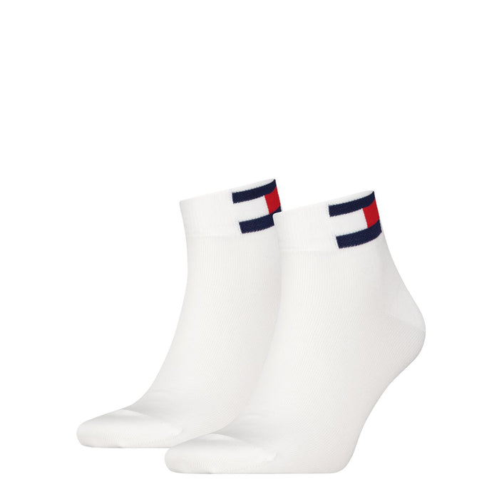 Tommy Hilfiger Herren Quarter Socken FLAG 2er Pack
