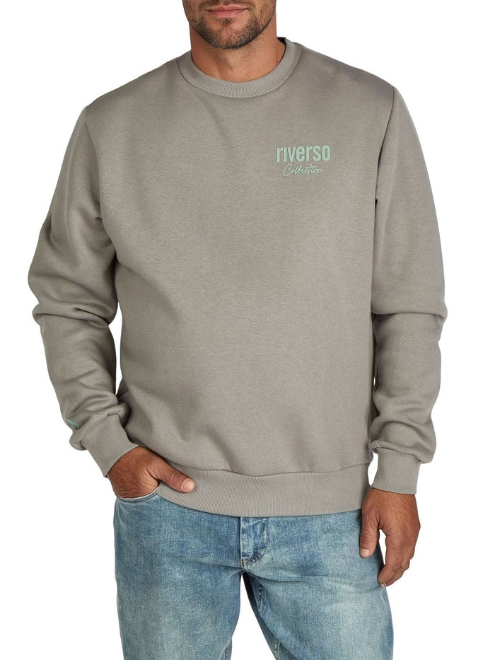 riverso Pullover Herren mit Druck RIVJamie Regular Fit