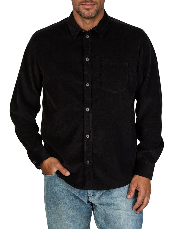 riverso Cordhemd Herren Langarm Regular Fit RIVMorten