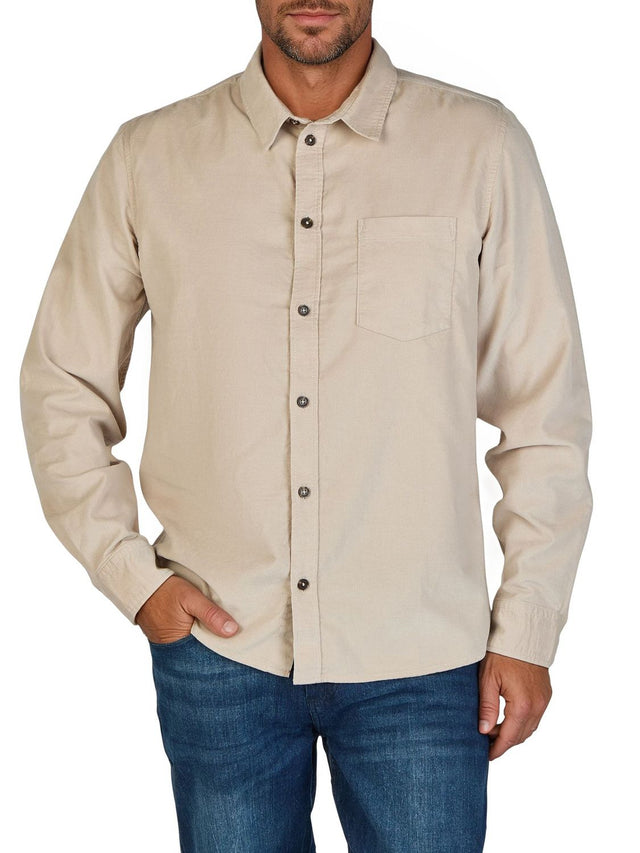 riverso Cordhemd Herren Langarm Regular Fit RIVMorten