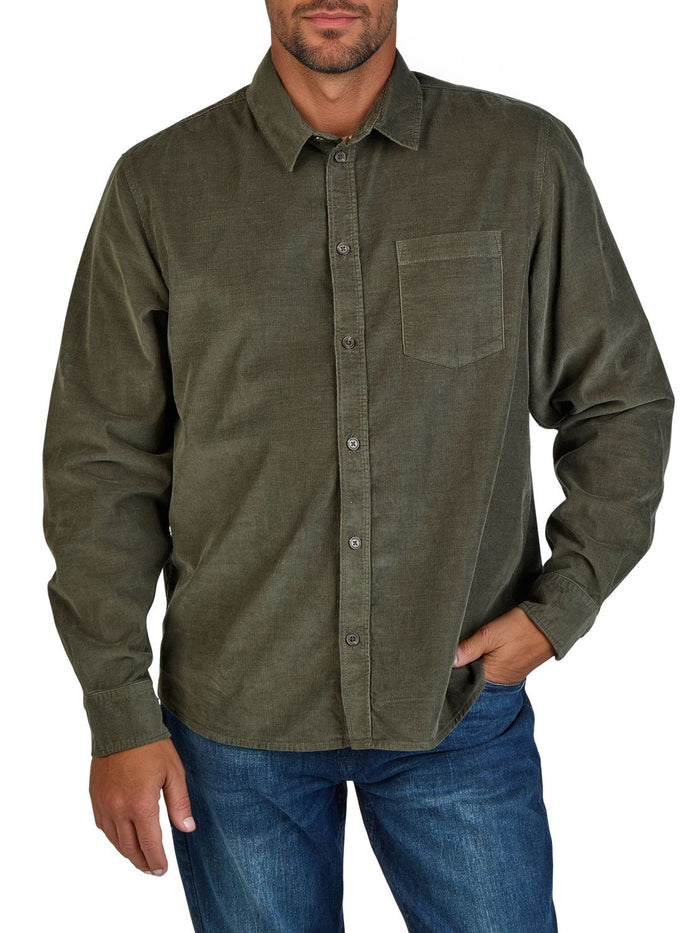 riverso Cordhemd Herren Langarm Regular Fit RIVMorten