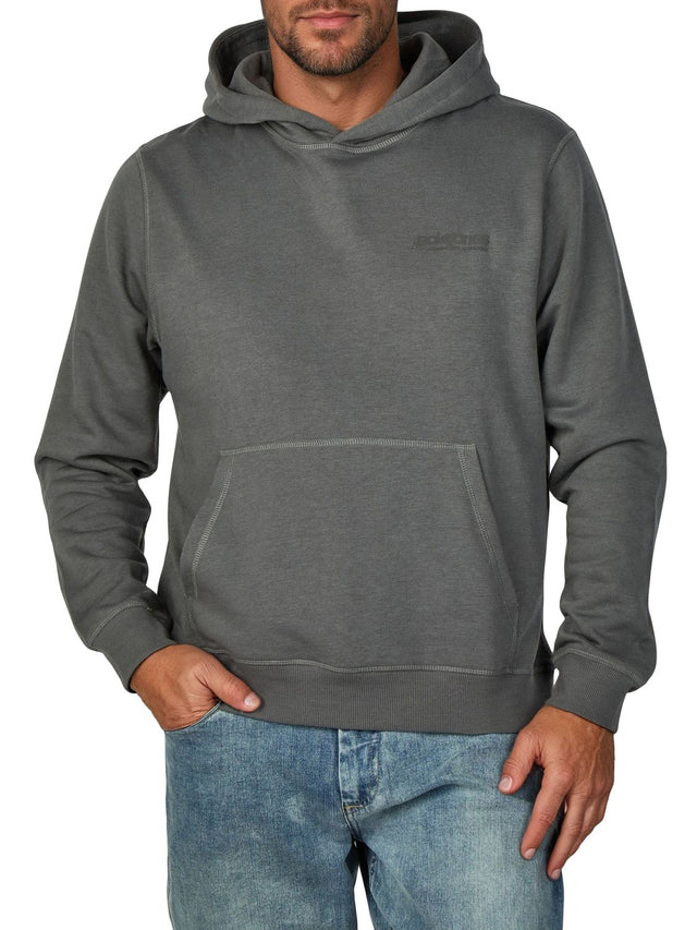 Jack & Jones Hoodie Herren Relaxed Fit mit Print JWHINTERLUDE SWEAT HOOD