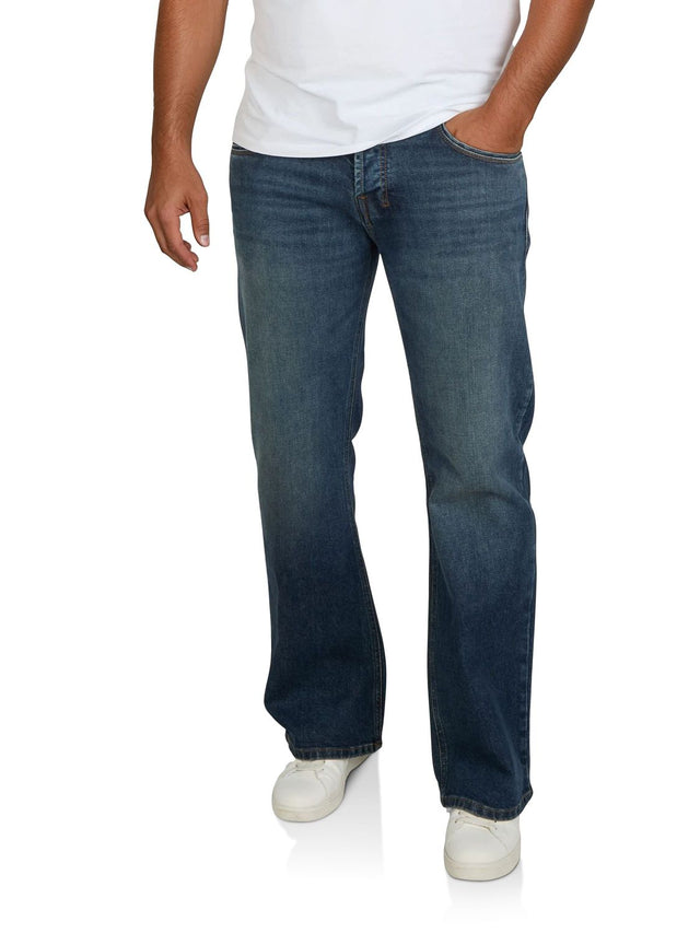 riverso Jeans Herren Stretch Bootcut RIVAlan