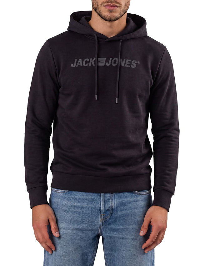 Jack & Jones Hoodie Herren mit Druck JJMORTY Regular Fit