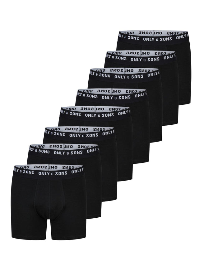 Only & Sons Boxershorts Herren lang ONSSCOTT 8er Pack