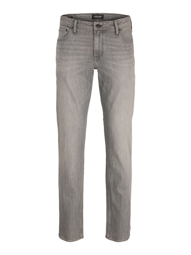 Jack & Jones Herren Jeans JJICLARK JJORGINAL - Mid Waist - Regular Fit - Grau