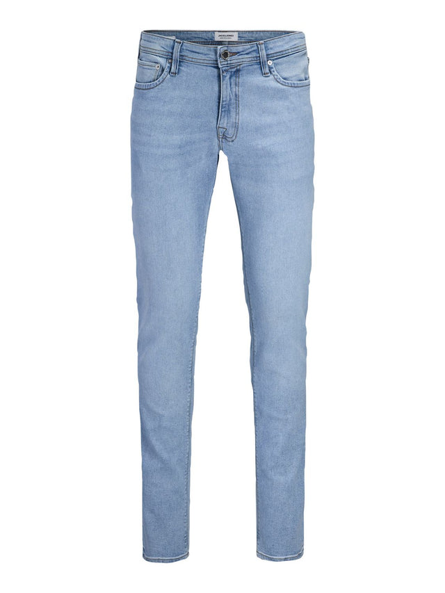 Jack & Jones Herren Jeans  JJIGLENN JJFELIX - Low Waist - Slim Fit - Blau