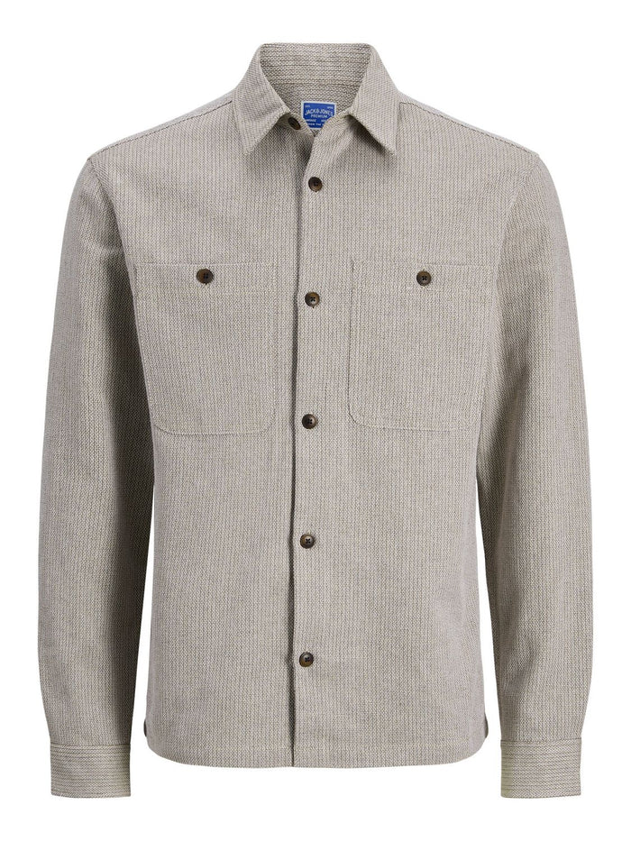 Jack & Jones Herren Freizeit Hemd JPRBLURAYLE LINEN BL. SOLID LS Regular Fit