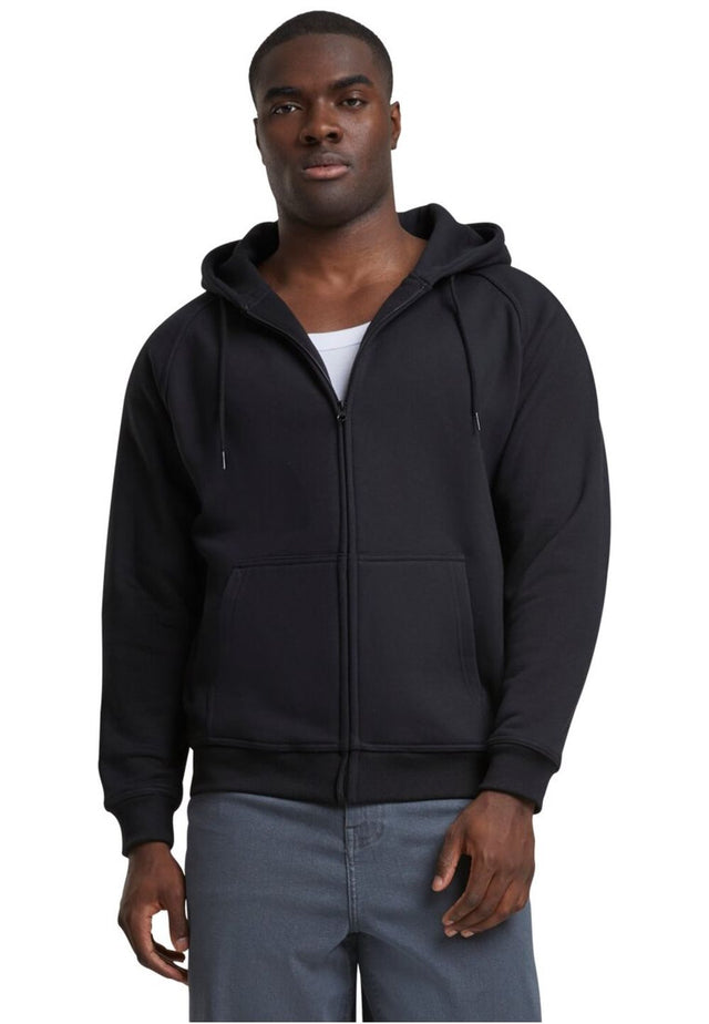 Urban Classics Herren Hoodie Kapuzenpullover ZIP HOODY - Relaxed Fit