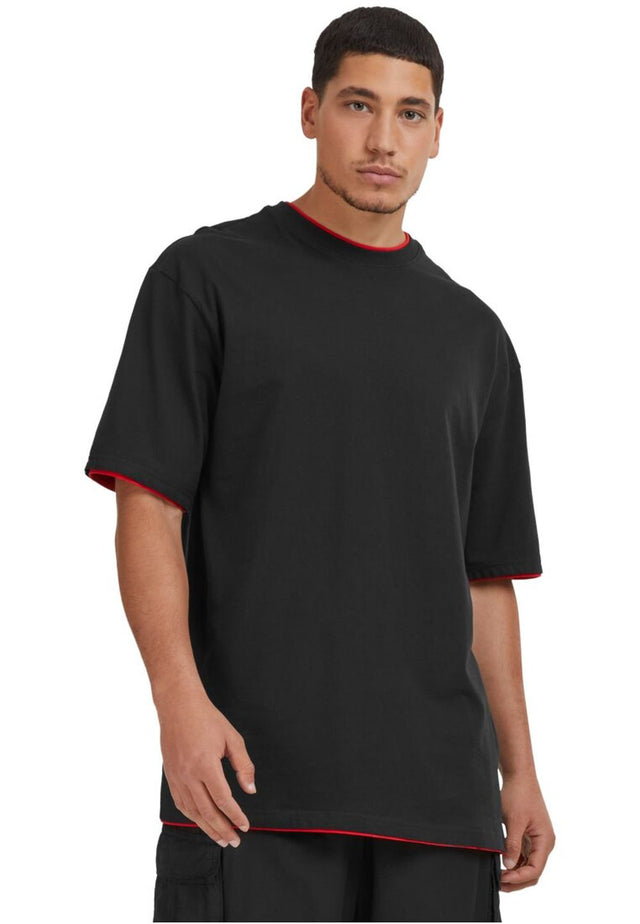 Urban Classics Herren T-Shirt CONTRAST TALL - Relaxed Fit