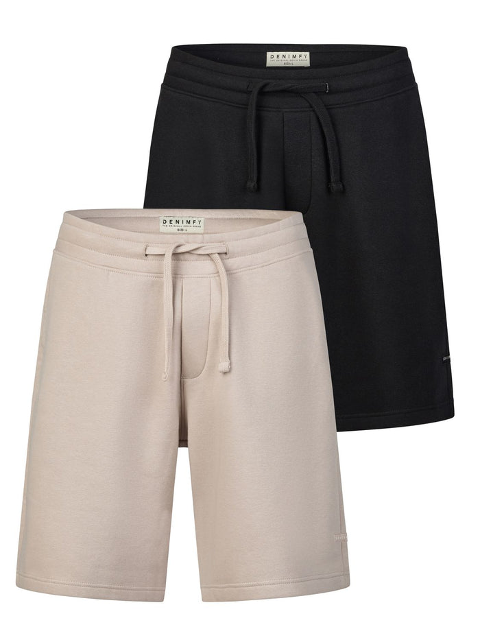 DENIMFY Kurze Hosen Herren DFPablo 2er Pack Regular Fit