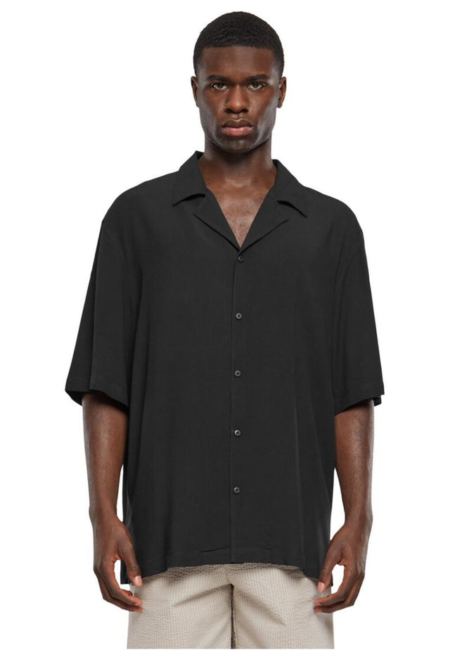 Urban Classics Herren Freizeithemd LOOSE VISCOSE - Relaxed Fit