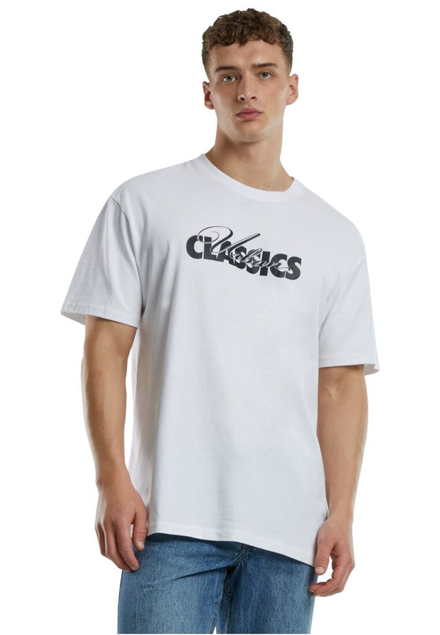 Urban Classics Herren T-Shirt UC CURSIVE BOLD LOGO HEAVYY OVERSIZED - Relaxed Fit